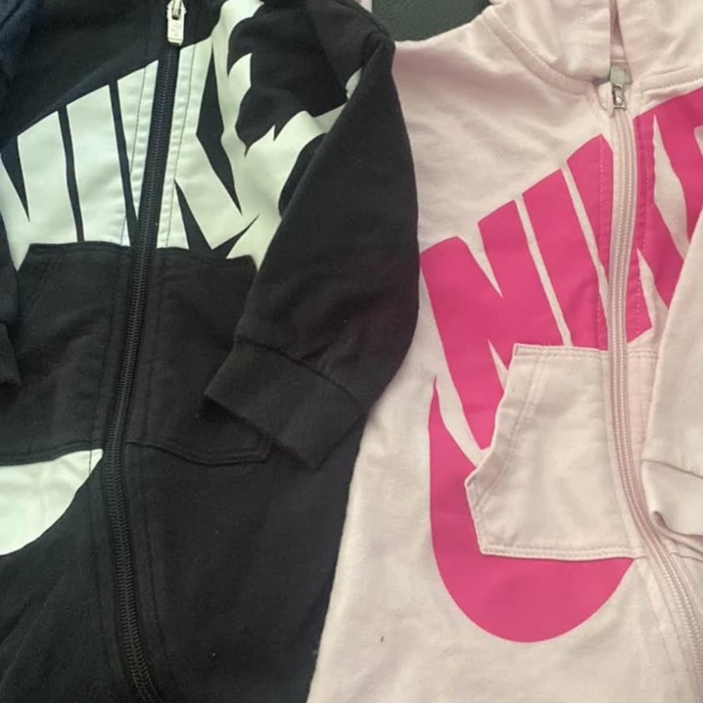 Nike Kids' Black and Pink Sweatshirts